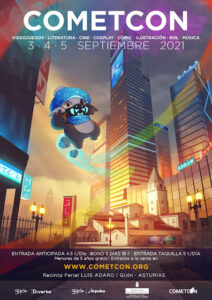 Cartel CometCon21 - Autora Nora García
