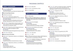Programa I Reunión Oncología