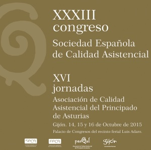 XXXIII CONGRESO DE LA SOCIEDAD ESPAñOLA DE CALIDAD ASISTENCIAL