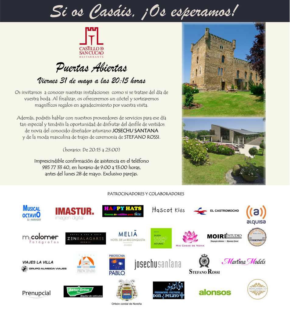 CASTILLO DE SAN CUCAO ORGANIZA SU JORNADA DE PUERTAS ABIERTAS