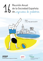 XVI REUNIóN ANUAL DE LA SOCIEDAD ESPAñOLA DE URGENCIAS DE PEDIATRíA