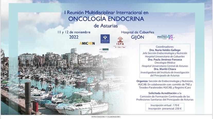 I REUNIÓN MULTIDISCIPLINAR INTERNACIONAL EN ONCOLOGÍA ENDOCRINA